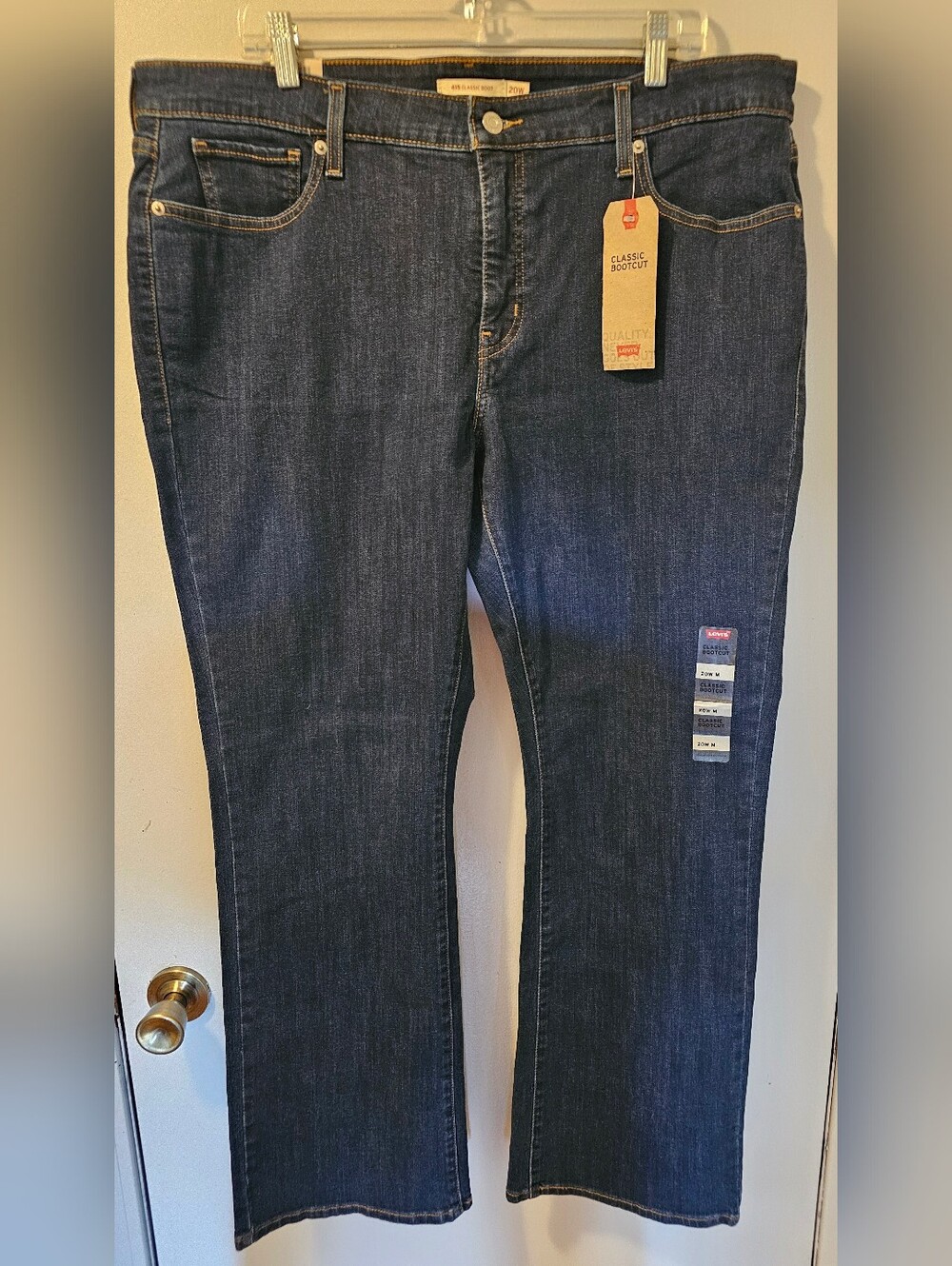 Levis 415 Classic Bootcut Jeans Blue Women's Size 20W NWT